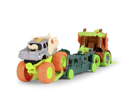 Грузовик-мамонт Monster Ranger Dino Монстр Рейнджер Дино Dickie Toys 3755005 со звуком и светом