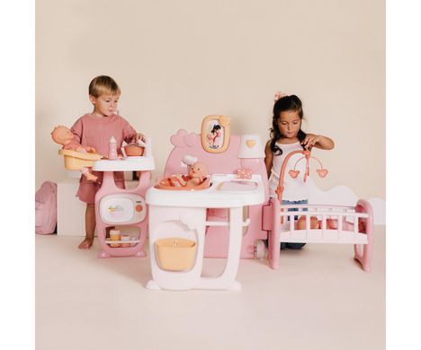 Большой игровой центр Комната малыша Baby Nurse Smoby 7600220394 терракотовая пудра