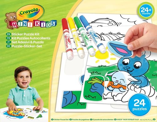 Набір для творчості Мій перший набір пазлів з наліпками Crayola Mini Kids 256699.106