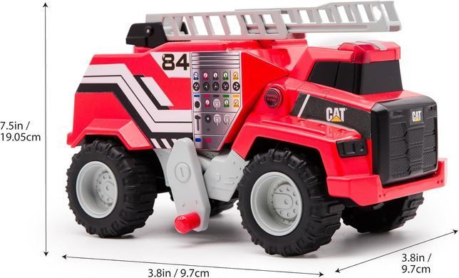 Пожарная машина CAT Power Haulers Funrise 57285 свет, звук