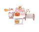 Большой игровой центр Комната малыша Baby Nurse Smoby 7600220394 терракотовая пудра