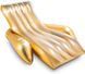 Надувной шезлонг Gold Lounge Intex 56803