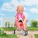 Игрушечный трехколесный велосипед для куклы Baby Born Zapf Creation 834299