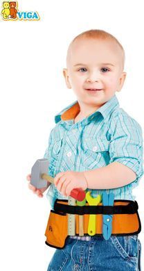Деревянный игровой набор Пояс с инструментами Viga Toys Tool Belt 50532