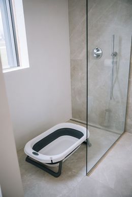 Складна ванночка Foldable bath Grey-White FreeON 42349