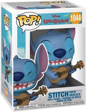 Уцінка вінілова фігурка Стіч з укулеле Disney Lilo and Stitch (№1044) Stitch with Ukulele Funko Pop! 55615