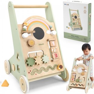 Детские развивающие ходунки PolarB Baby Walker Green Viga Toys 44226