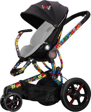 Коляска 2 в 1 Quinny Moodd Britto Black Devotion
