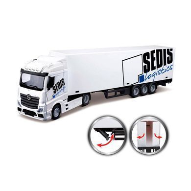 Ігровий набір фура Mercedes-Benz Actros з навантажувачем Bburago 18-31471