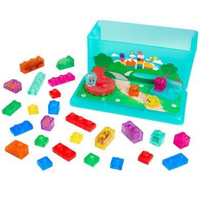 Сенсорный конструктор Jelly Blox в кейсе 2в1 Игровая площадка 934959
