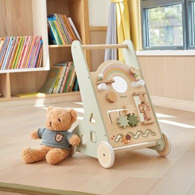 Дитячі розвиваючі ходунки PolarB Baby Walker Green Viga Toys 44226