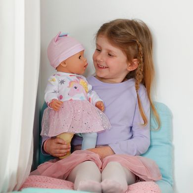 Функциональная кукла Baby Born Emma Unicorn style Zapf Creation 836668 (43см)