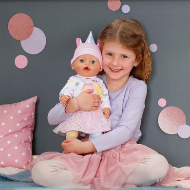 Функциональная кукла Baby Born Emma Unicorn style Zapf Creation 836668 (43см)