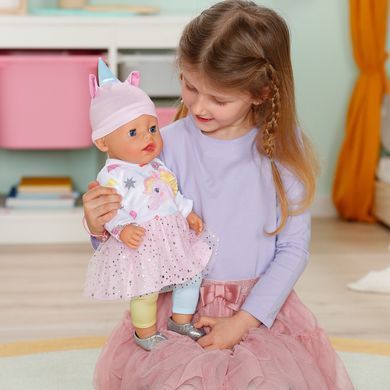 Функциональная кукла Baby Born Emma Unicorn style Zapf Creation 836668 (43см)