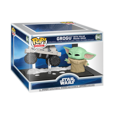 Игровая фигурка Funko POP! (840) Moment Grogu with Polar Mouse Droid 90813