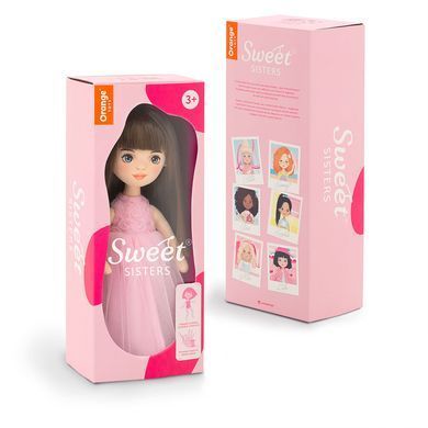 М'яка лялька Софі у рожевій сукні з трояндами Sweet Sisters Orange Toys SS03-03 (32 см)