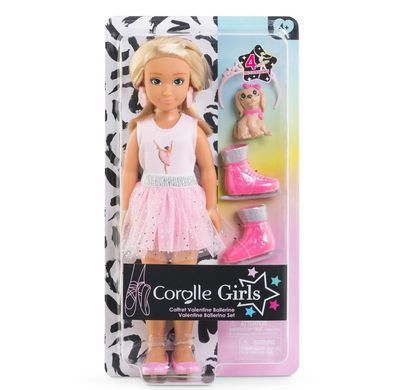 Лялька Валентина Балерина з аксесуарами Corolle Girls Valentine Ballerina Set 9000600230 (28 см.)