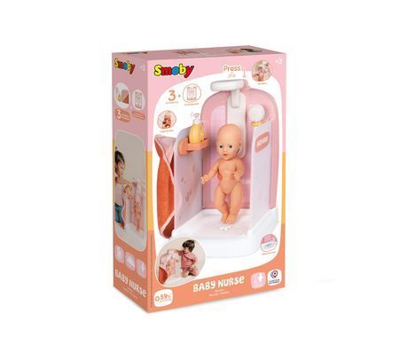 Игровой набор душевая кабина для куклы Baby Nurse Smoby 7600220399