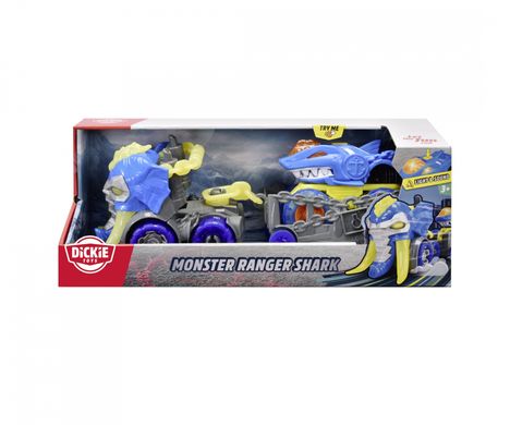 Машинка Монстр Рейнджер Акула Monster Ranger Shark Dickie Toys 3755006 зі звуком та світлом