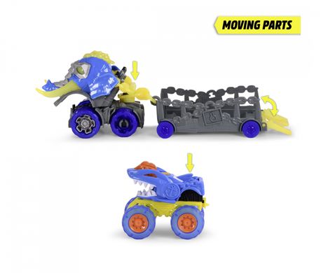 Машинка Монстр Рейнджер Акула Monster Ranger Shark Dickie Toys 3755006 зі звуком та світлом