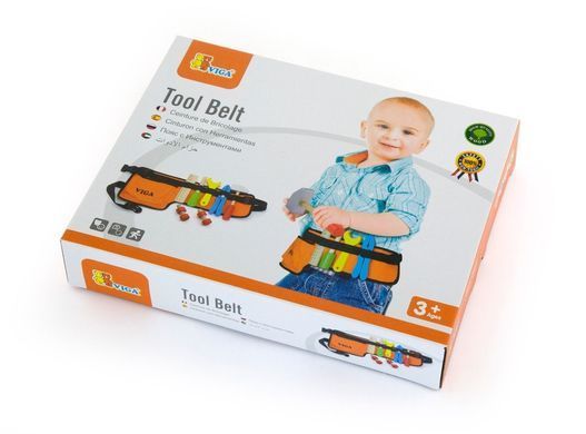 Деревянный игровой набор Пояс с инструментами Viga Toys Tool Belt 50532