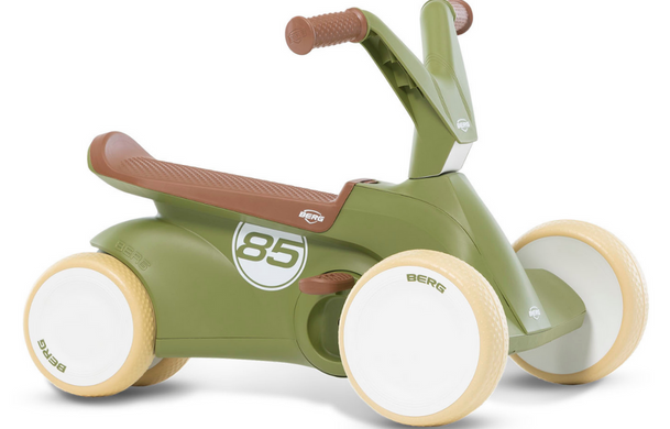Дитячий біговел-велокарт на педалях 2в1 Berg GO2 Retro Green 24.50.08.00 зелений