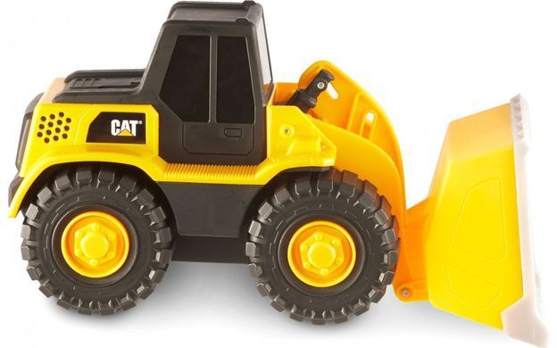 Машинка Cat погрузчик (25 см) Tough Machines Bulldozer Funrise 82286 свет и звук