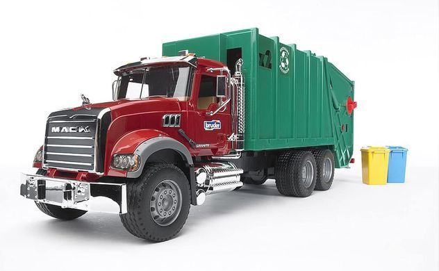 Грузовик мусоровоз MACK Granite (69 см) Bruder 02812