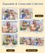 Конструктор-румбокс Mini House серии Интерьер Мини &ndash; Купе поезда Fairy Care Dreamy Bay-Scene 8036