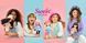 М'яка лялька Софі у рожевій сукні з трояндами Sweet Sisters Orange Toys SS03-03 (32 см)