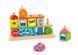 Дерев'яна пірамідка Містечко Stacking Blocks City Viga Toys 50043