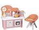 Кухня для малыша Беби Ньорс Терракотовая пудра со стулом Smoby Baby Nurse Kitchen and High chair 7600220503