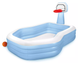 Сімейний надувний басейн Swim Center Shootin' Hoops Family Pool Intex 57183 з баскетбольним кошиком