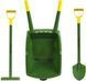 Ігровий набір юного садівника з тачкою John Deere Kids Wheelbarrow Set Theo Klein 3952 з лопаткою, граблями