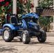 Педальний трактор з причепом та ковшем New Holland Blue Falk Toys 3090M від 3 років