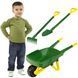Ігровий набір юного садівника з тачкою John Deere Kids Wheelbarrow Set Theo Klein 3952 з лопаткою, граблями