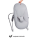 Шезлонг-качалка Kinderkraft Calmee Grey KBCALM00GRY0000 серый