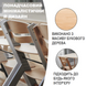 Стульчик для кормления Kinderkraft Enock Gray Wood KKKENOCGRY0000