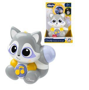 Музична іграшка для малюків 2 в 1 Magic Forest Єнот Cloudy Chicco 10065.00