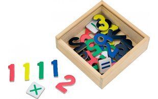 Набір магнітних цифр та знаків (37 шт.) Magnetic numbers Viga Toys 50325