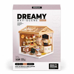 Конструктор-румбокс Mini House Пекарня 8011 свет