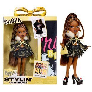 Игровой набор с куклой Bratz Stylin' Birthdayz Sasha Doll MGA 596042 футболка для тебя