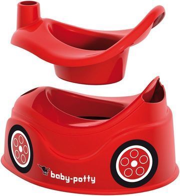 Детский горшок с рулем и сигналом Baby Potty Big 56801 красный