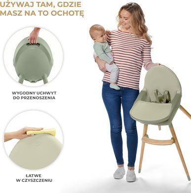 Стільчик для годування 2в1 Kinderkraft Fini 2 Green KHFINI02GRE0000 зелений