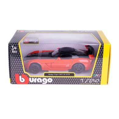 Уцінка Металева машинка Dodge Viper Srt10 Acr 1:24 Bburago 18-22114 колір в асортименті