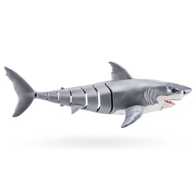 Интерактивная игрушка Большая белая акула Great White Shark Zuru Robo Alive 71126 со светом