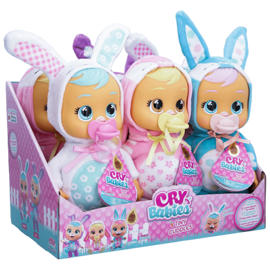 Кукла Плакса Хони в пижаме пасхального кролика Cry Babies Tiny Cuddles Easter Bunny Honey IMC Toys 908550
