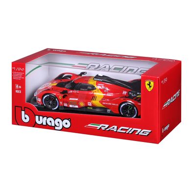 Металева машинка Ferrari 499P LMH (1:24) Bburago 18-26309