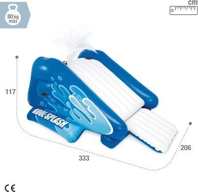 Дитяча надувна водна гірка Intex 58849 Хвиля Kool Splash