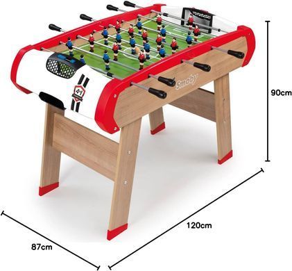 Дерев'яний напівпрофесійний стіл Power play 4 в 1 Smoby 7600640002